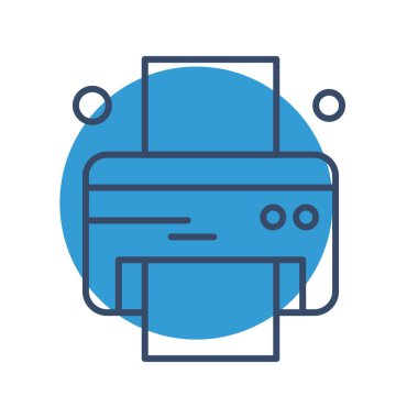 Nesnelerin internet konseptinin basit vektör simgesi