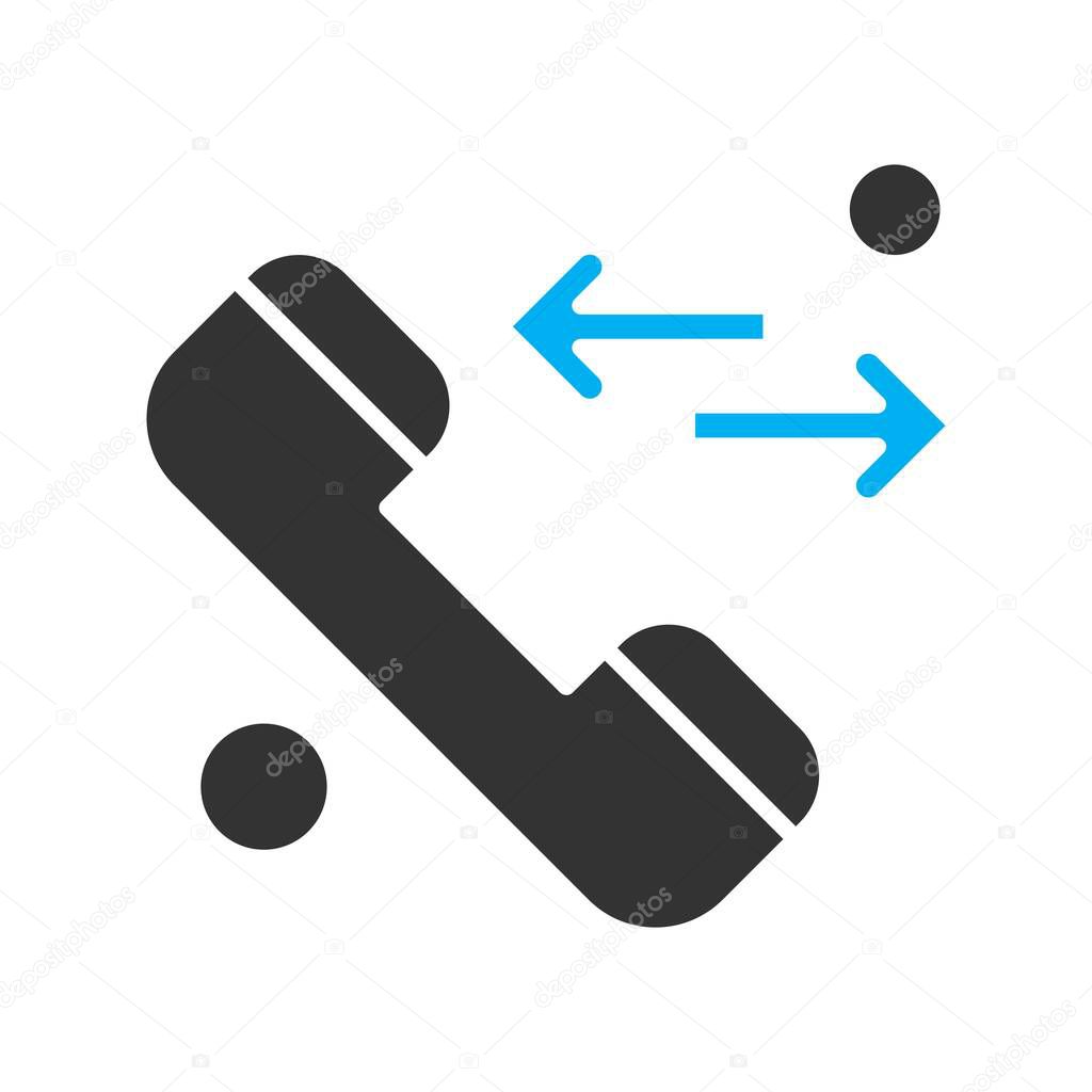 Vector telephone Icon illustration  