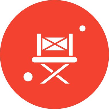 kamp konsepti simgesi, vektör illüstrasyonu