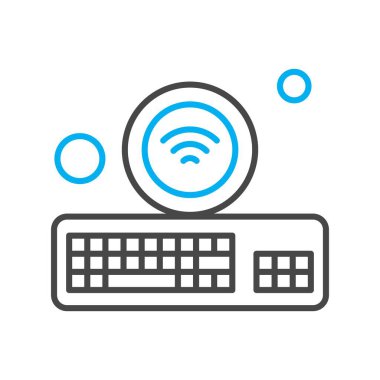 teknoloji konsept simgesi, vektör illüstrasyonu