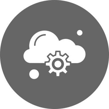  Vektör bulut simgesi, vektör, illüstrasyon, iş ve yönetim kavramı