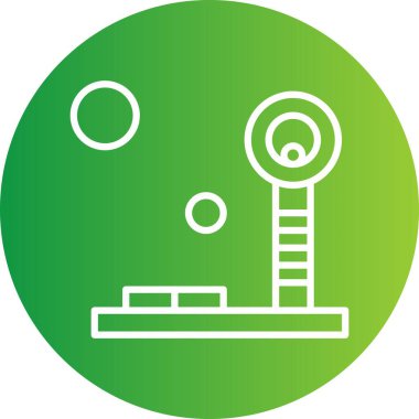 teknoloji konsept simgesi, vektör illüstrasyonu