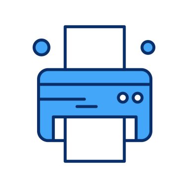 Nesnelerin internet konseptinin basit vektör simgesi