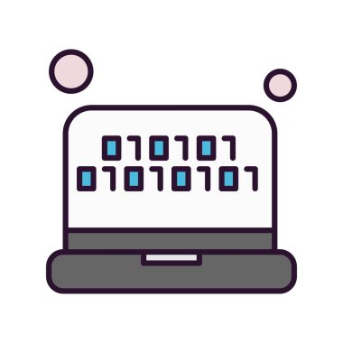 teknoloji konsept simgesi, vektör illüstrasyonu