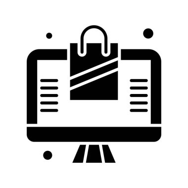 Nesnelerin internet konseptinin basit vektör simgesi