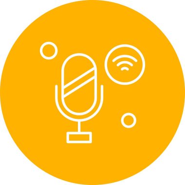 Nesnelerin internet konseptinin basit vektör simgesi