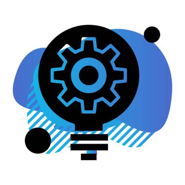  Ampul Simgesi, Vektör illüstrasyonu