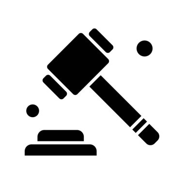  Vektör Yargıç simgesi, vektör, illüstrasyon, iş konsepti