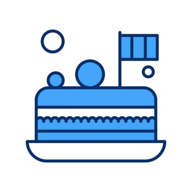 Aziz Patrick konsept simgesi, vektör illüstrasyonu