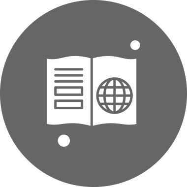 kitap simgesi, vektör illüstrasyonu