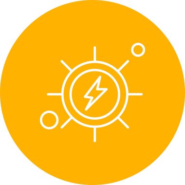 Vektör Enerji Ağı Simgesi