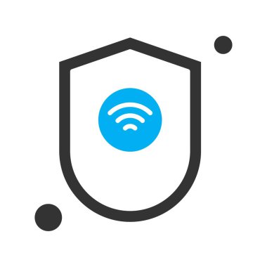 Vektör kalkanı ağ simgesi