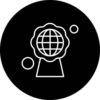 Vektör illüstrasyonu modern simge, dünya konsepti 