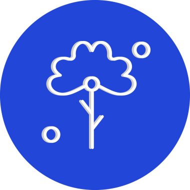 çiçek simgesi vektör illüstrasyonu