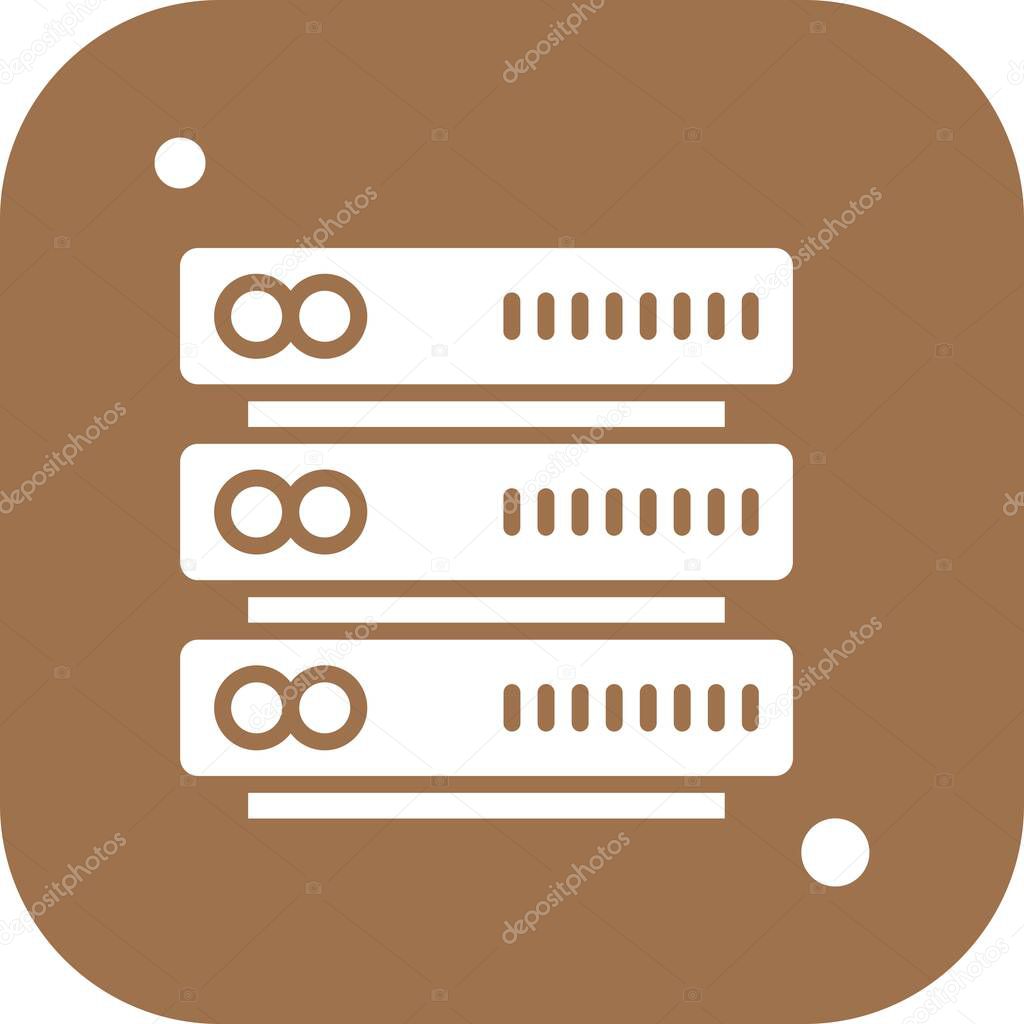 Vector server web  Icon