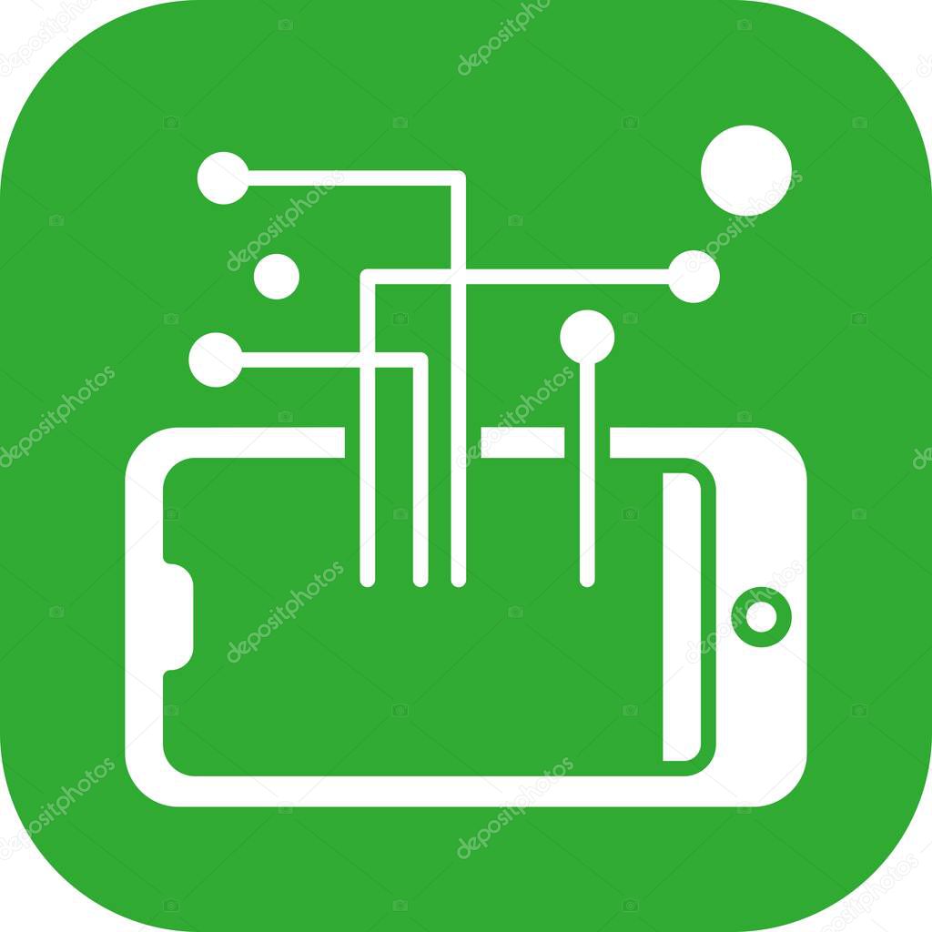 technology concept icon, vector illustration