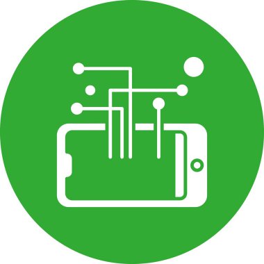 teknoloji konsept simgesi, vektör illüstrasyonu