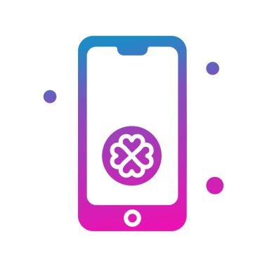 Vektör mobil ağ simgesi