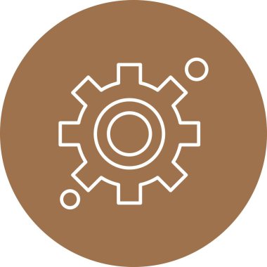  Simge ile dişli vektör ayarı