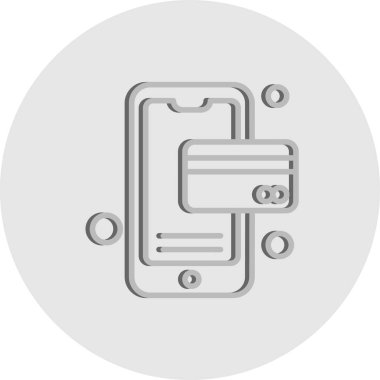 Vektör mobil ağ simgesi 