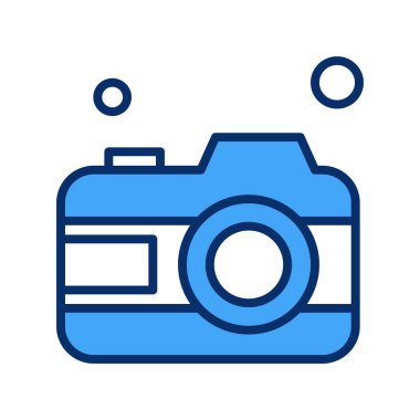  Kamera Simgesi, Vektör illüstrasyonu