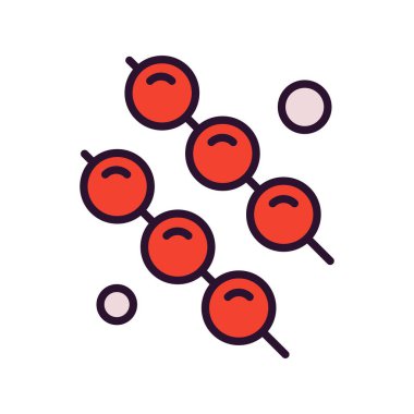 kamp konsepti simgesi, vektör illüstrasyonu