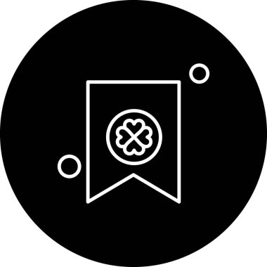 Aziz Patrick konsept simgesi, vektör illüstrasyonu