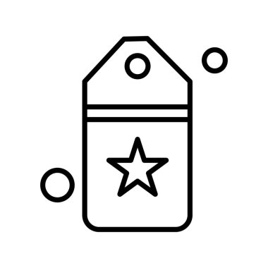 Vektör etiketi simgesi