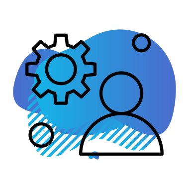 Tasarım için vektör kullanıcı simgesi