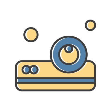 teknoloji konsept simgesi, vektör illüstrasyonu