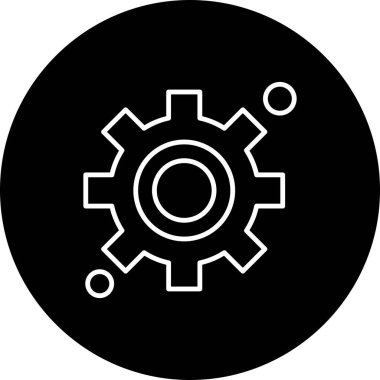  Simge ile dişli vektör ayarı