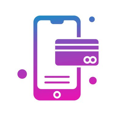 Vektör mobil ağ simgesi 