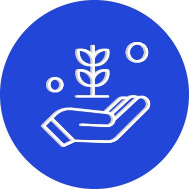 çiçek simgesi vektör illüstrasyonu