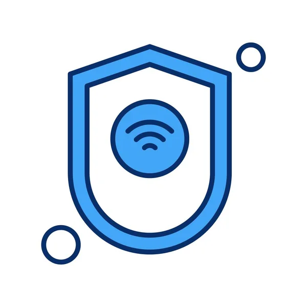 Vector Shield Web Icon — Stock Vector