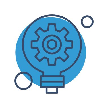  Ampul Simgesi, Vektör illüstrasyonu