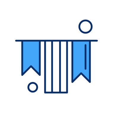 Aziz Patrick konsept simgesi, vektör illüstrasyonu