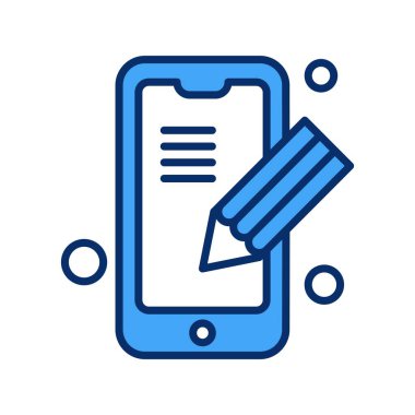 Vektör mobil ağ simgesi