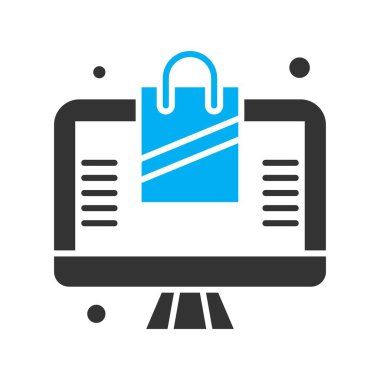 Nesnelerin internet konseptinin basit vektör simgesi