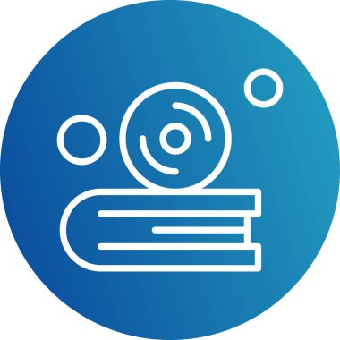 Mavi düğmenin vektör illüstrasyonu