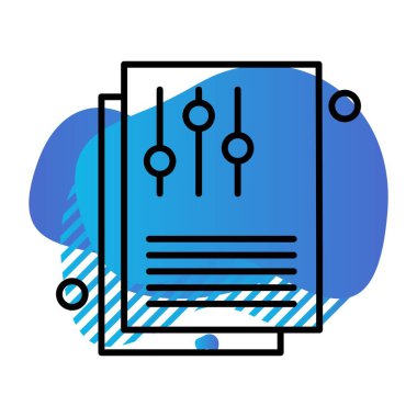 Modern eğitim ikonunun vektör illüstrasyonu