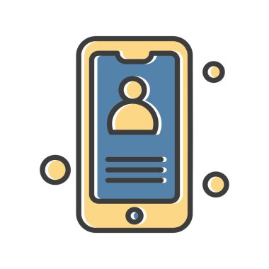 cep telefonu vektör simgesi