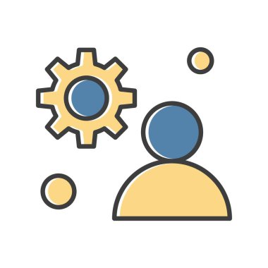 iş ve finans satırı vektör simgesi.