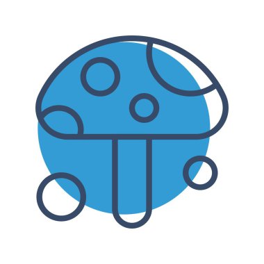 bebek oyuncağı simgesi düz daire içinde izole edilmiş vektör çizimi