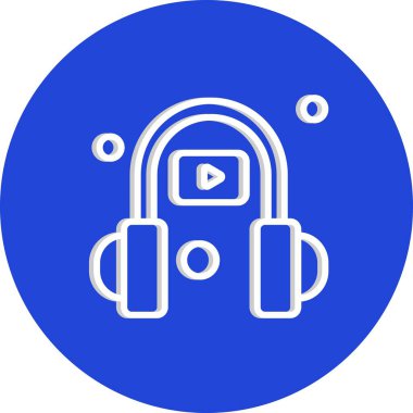 Müzik simgesinin vektör illüstrasyonu