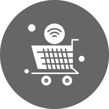 Kablosuz ağ ikonu, vektör illüstrasyonu. düz tasarım biçimi