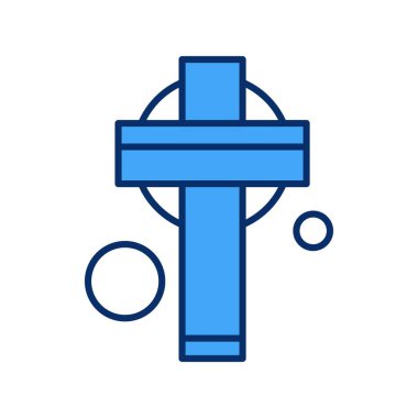 Bir el çizimi simgesinin vektör illüstrasyonu