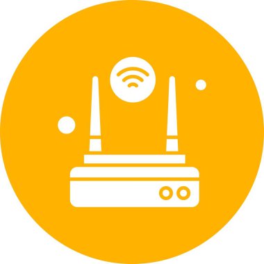 Beyaz arkaplanda wifi simgesi