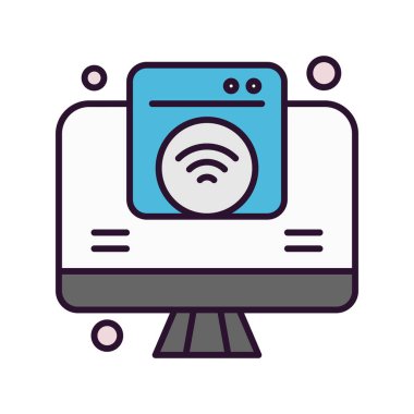 bilgisayar simgesi, vektör illüstrasyonu