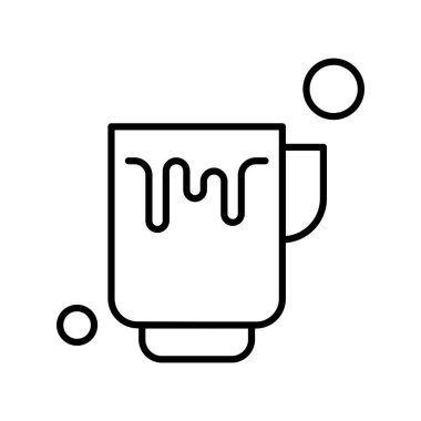 Modern b 'nin vektör illüstrasyonu simge gazından yoksun