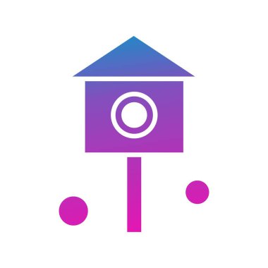 Ev simgesinin vektör illüstrasyonu